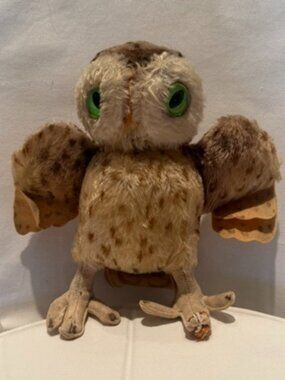 **RARE** VINTAGE 9" TALL STEIFF LARGE OWL 'WITTIE'